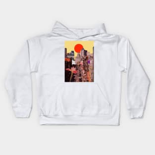 Love in the city Kids Hoodie